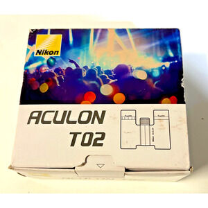 Nikon Aculon T02 10x21 Black Binoculars with Carrying Case Used